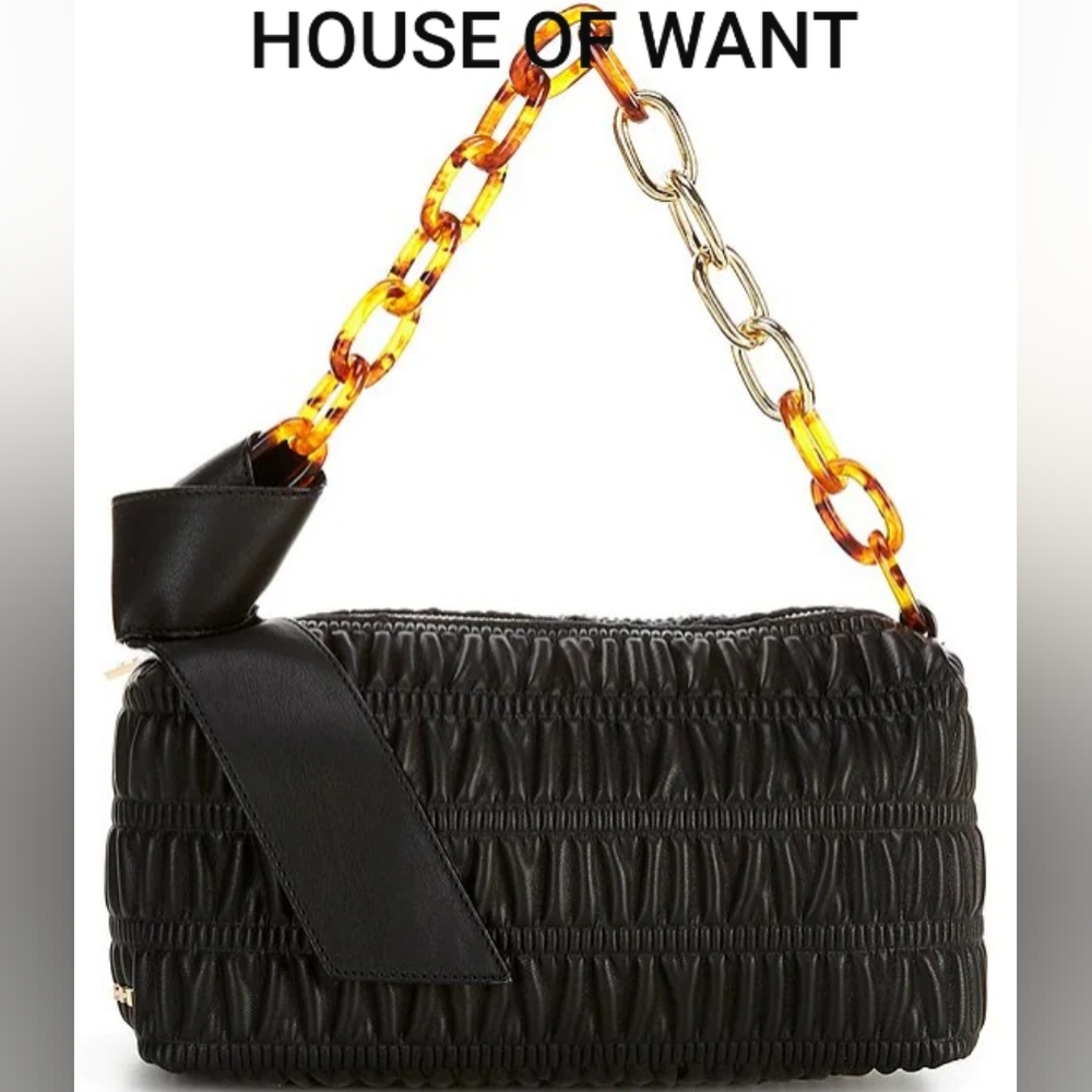 House of Want We Are Thoughtful Vegan Leather Shoulder Bag